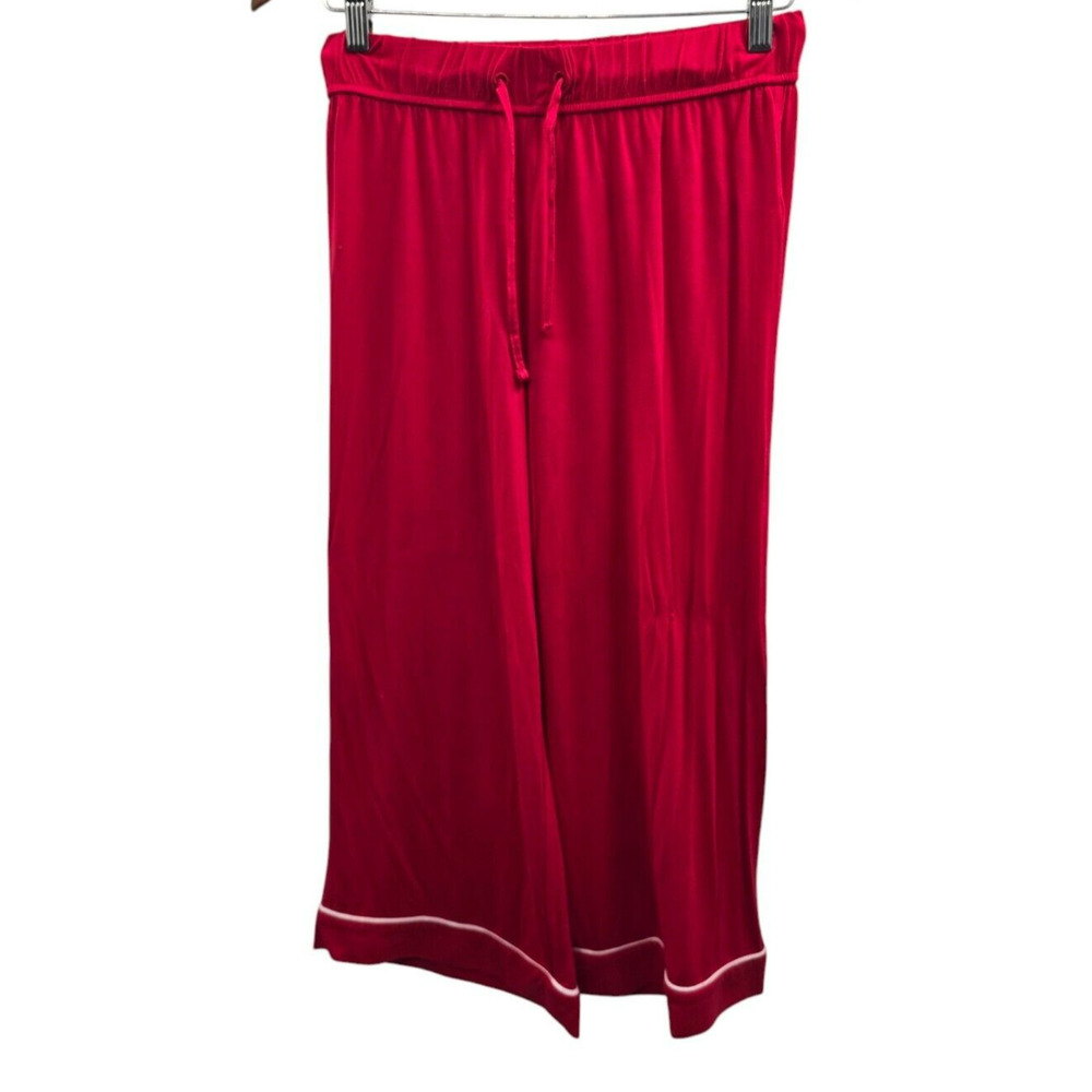 Vineyard Vines Pajama Pants XXS Red Comfy Lounge Wide Leg Sleep Soft Comfortable